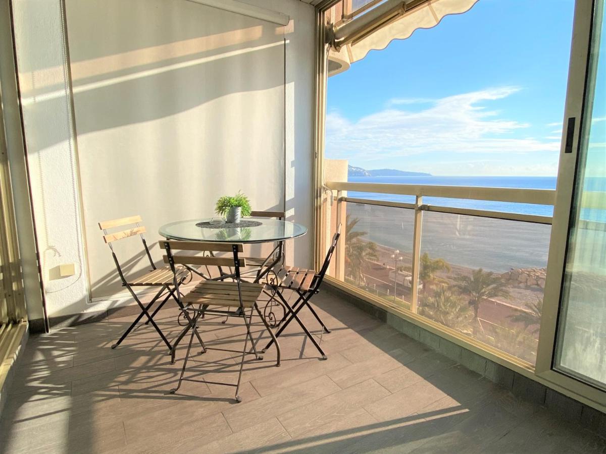 Sea Front - Panoramic Sea View Studio With Terrace Nice Eksteriør bilde
